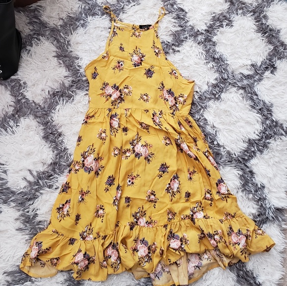 Rue 21 yellow dress S - Picture 2 of 6